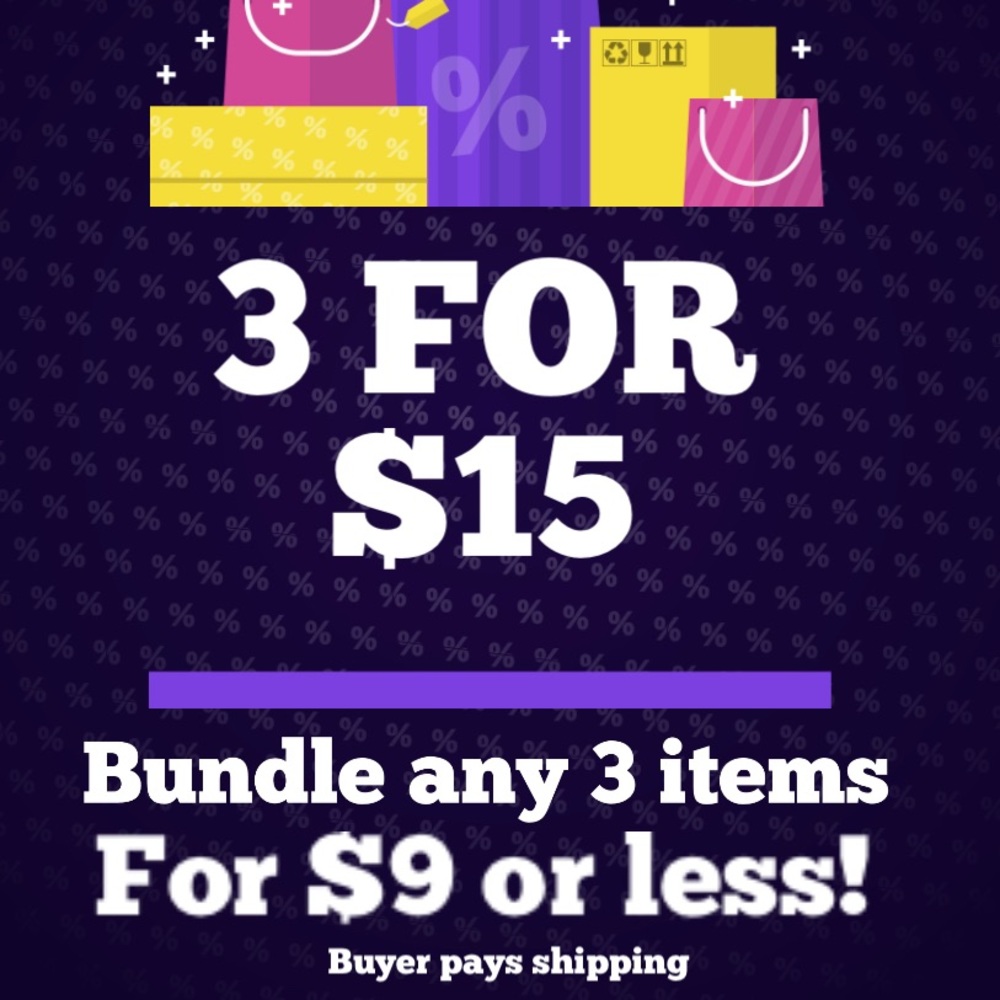 3 items for $15! All items $9 or less! Vintage